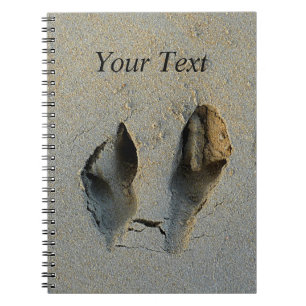 Wallaby Footprints in Sand Notebook