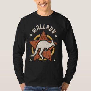 Wallaby Vintage Retro Classic Animal T-Shirt