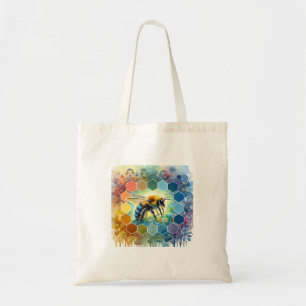 Wallace bee painting 130724AREF109 - Watercolor Tote Bag