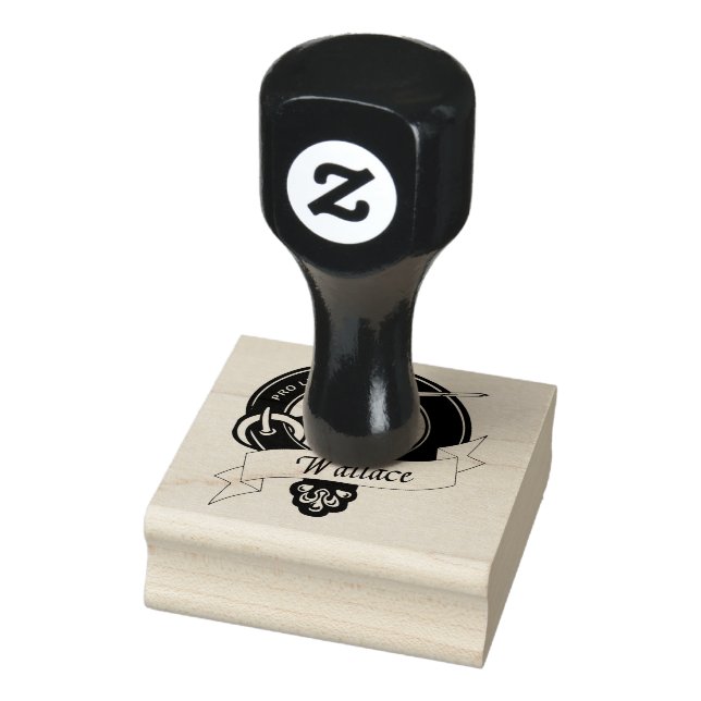 Wallace Clan Badge Rubber Stamp (Stamp)