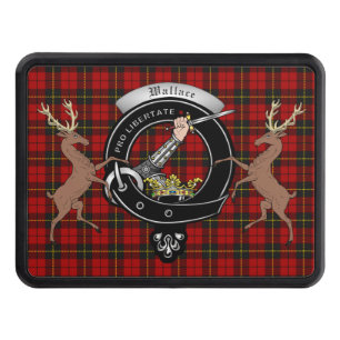 Wallace Clan Badge & Tartan Hitch Cover