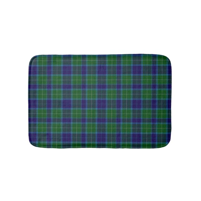 Wallace Clan Plaid Bath Mat (Front)