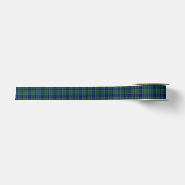 Wallace Clan Tartan Plaid Ribbon Satin Ribbon (Front)