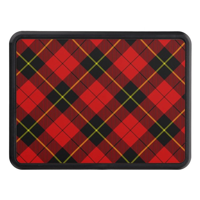 Wallace Red Tartan Trailer Hitch Cover (Front)