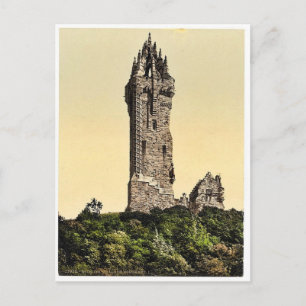 Wallace Statue I, Stirling, Scotland classic Photo Postcard