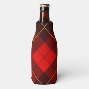 Wallace tartan background bottle cooler