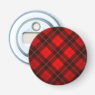 Wallace tartan background bottle opener