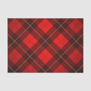 Wallace tartan background tissue paper
