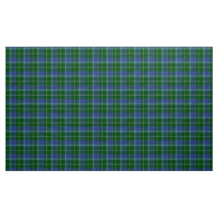 Wallace Tartan Bleu Vert Tissu Plaid
