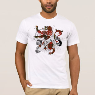 Wallace Tartan Lion T-Shirt