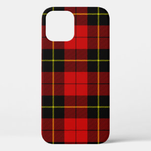 Wallace tartan red black plaid iPhone 12 pro case