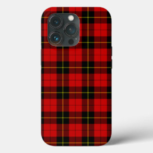 Wallace tartan red black plaid iPhone 13 pro case