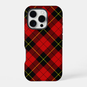 Wallace tartan red black plaid iPhone 16 pro case