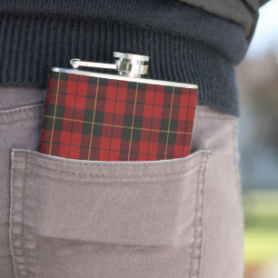Wallace Tartan Scottish Clan Plaid Hip Flask