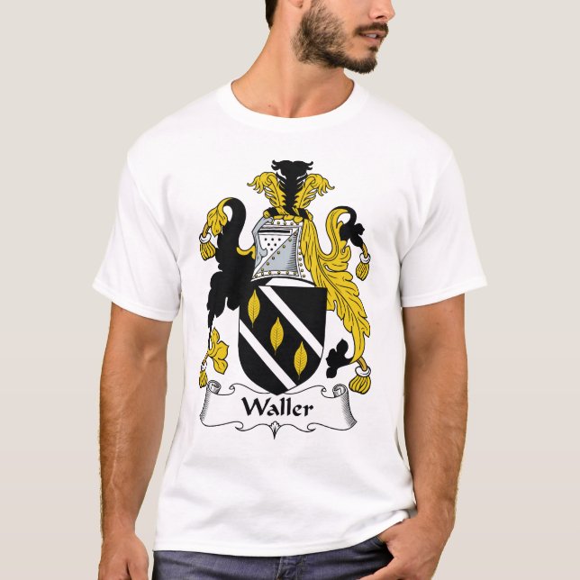 Waller Family Crest T-Shirt (Front)