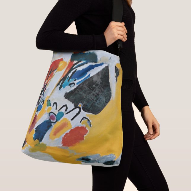 Wallet in Bandolera Amarillo loco Kandinsky Crossbody Bag (Close Up)