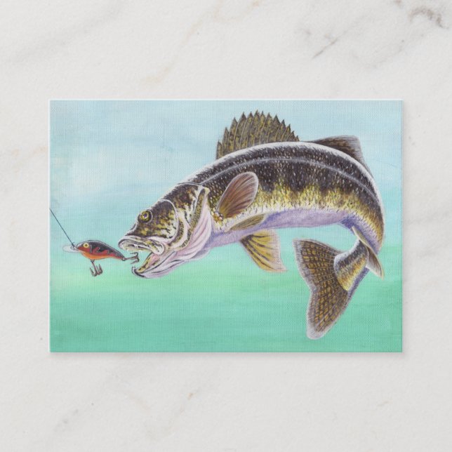 WALLEYE Business Card Template (Front)