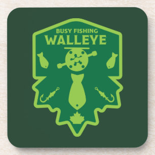 Walleye Fishing Canada Coaster