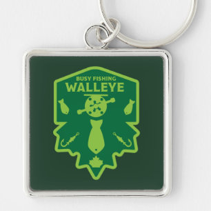Walleye Fishing Canada Keychain