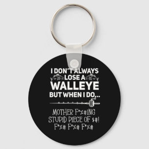 Walleye Fishing Keychain