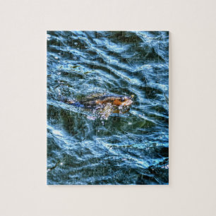 Walleye Fishing Outdoor Fisherman's Sporting Art Jigsaw Puzzle