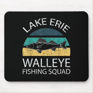 Walleye Fishing Squad Tournament Fishing Lake Erie Mouse Pad