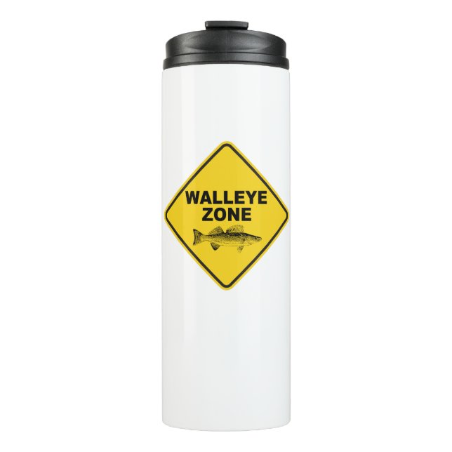 Walleye Fishing Zone Thermal Tumbler (Front)