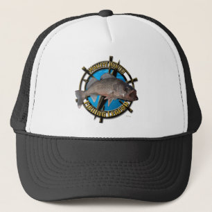 Walleye hunter trucker hat