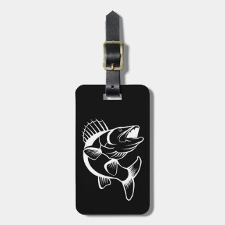 Walleye Luggage Tag