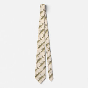 Walleye Pike Pattern Tie