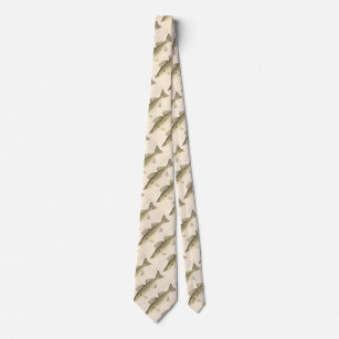 Walleye Pike Pattern Tie