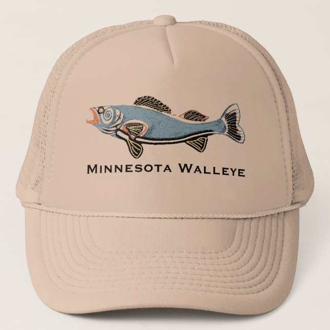 Walleye Trucker Hat (Front)