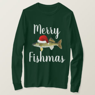 Walleye Ugly Christmas T-Shirt
