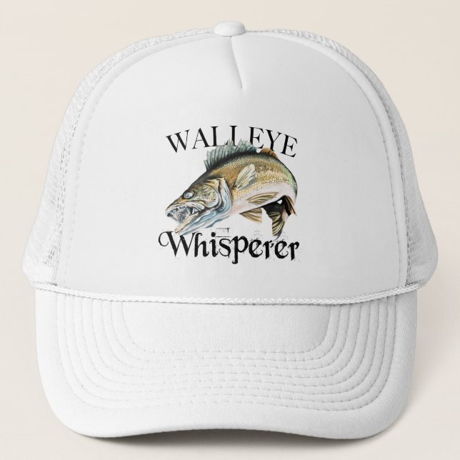 Walleye Whisperer Casquette de pêche (Devant)
