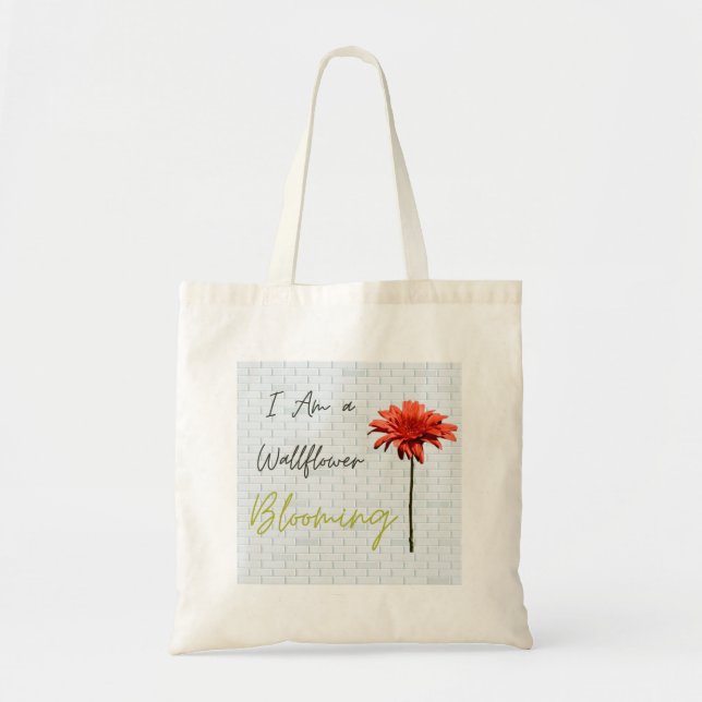 Wallflower Blooming Tote Bag