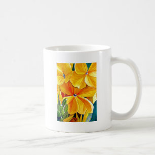 Wallflower original watercolour floral art coffee mug