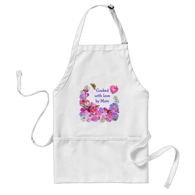 WALLFLOWERS & ANEMONES STANDARD APRON (Front)