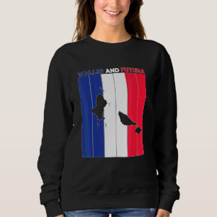 Wallis And Futuna Country Borders Sweatshirt