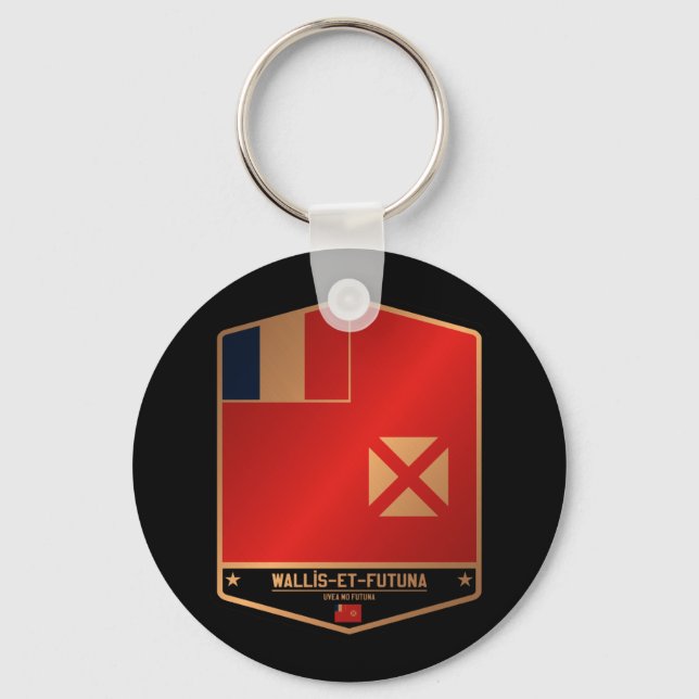 Wallis and Futuna Keychain (Front)