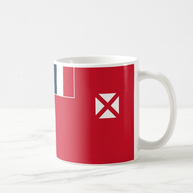 Wallis et Futuna Drapeau en céramique Café Mug (Droite)