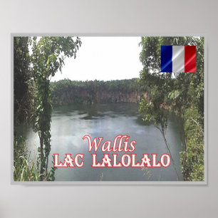 Wallis - Lac Lalolalo - Wallis and Futuna - Poster