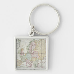 Wallis' New Map of Europe Keychain