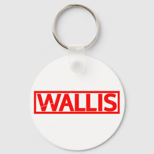 Wallis Stamp Keychain