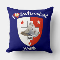 Wallis Valais Schweiz Suisse Kissen