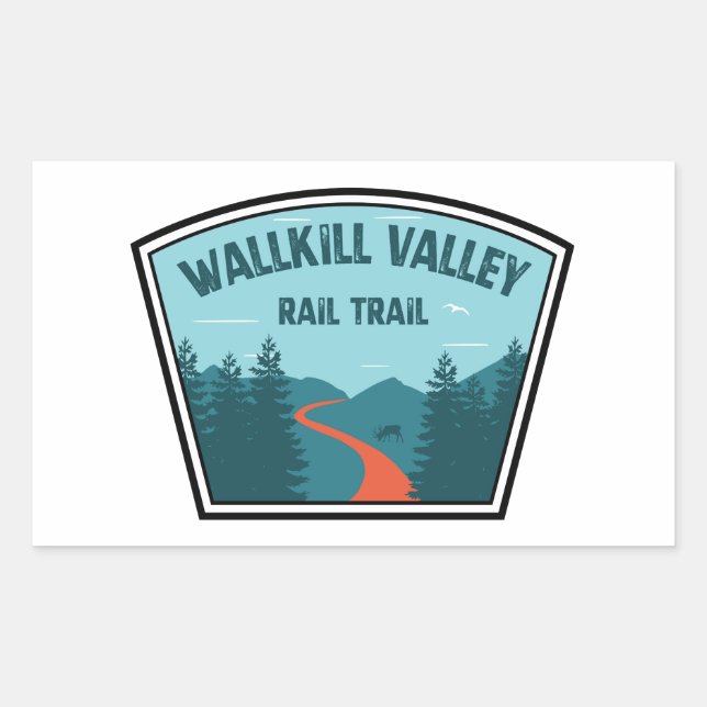 Wallkill Valley Rail Trail Sticker (Front)