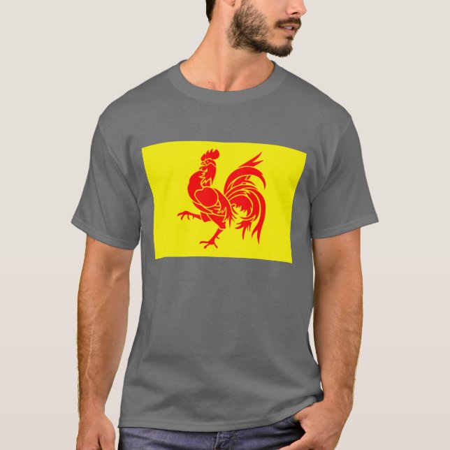 Walloon Region Flag T-Shirt (Front)