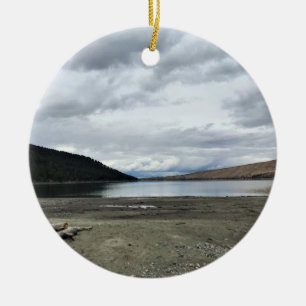 Wallowa Lake, Oregon Ceramic Ornament