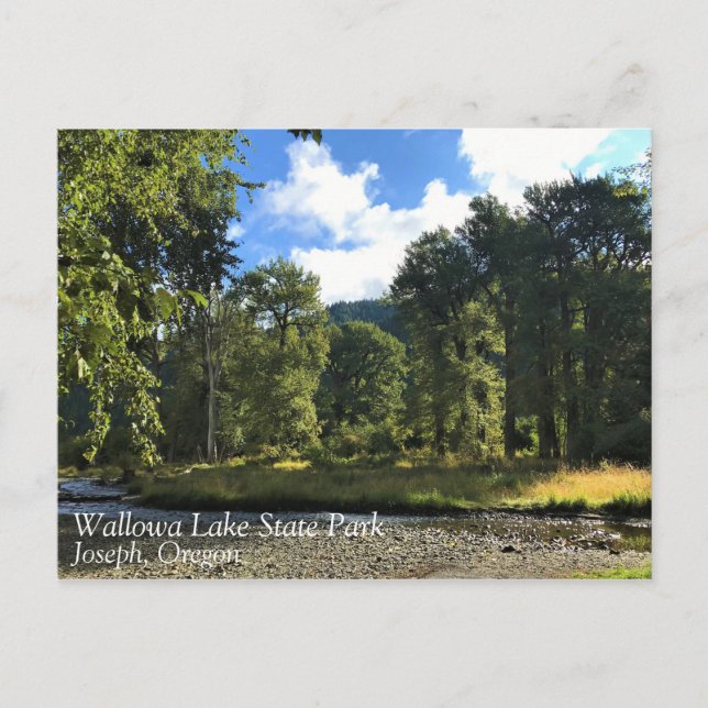 Wallowa Lake State Park, OR Postcard (Front)