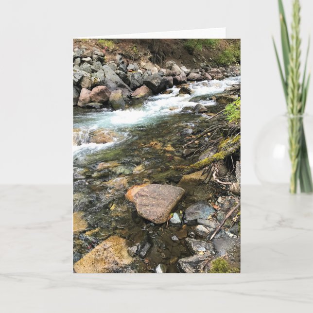 Wallowa River, OR Card (Front)