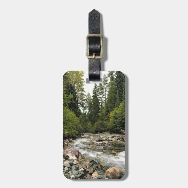 Wallowa River, OR Luggage Tag (Front Vertical)